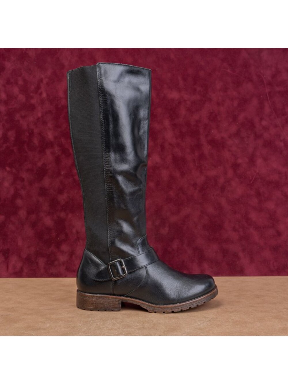 Kenneth Cole Women Jenn Black Leather Fashion Equestrian Riding Tall Boots sz 6 - Picture 5 of 11